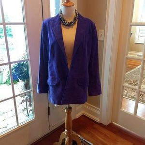 Neiman Marcus Suede Blazer